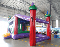 Euro Marble Bounce Houses wcanopy xtreme 2023031599 2 Euro Marble Canopy Bounce House